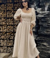 Однотонное платье VM-10516A550