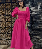 Однотонное платье VM-10516A550