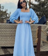 Однотонное платье VM-10516A550