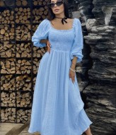 Однотонное платье VM-10516A550