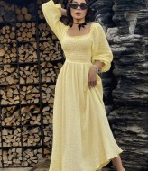 Однотонное платье VM-10516A550