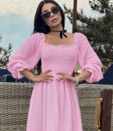 Однотонное платье VM-10516A550