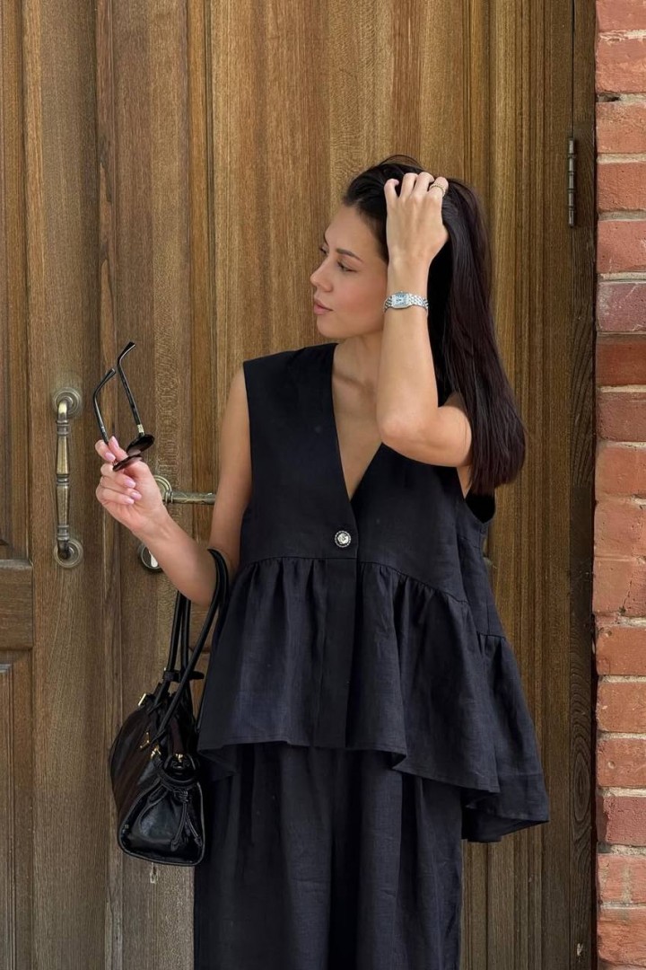 Летний свободный костюм двойка JOM-8020A790