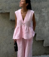 Летний свободный костюм двойка JOM-8020A790