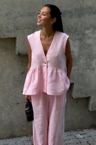 Летний свободный костюм двойка JOM-8020A790