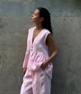 Летний свободный костюм двойка JOM-8020A790