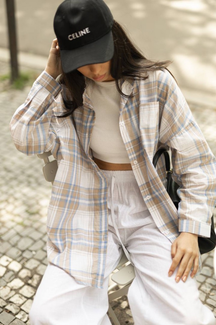 Рубашка в клетку ATE-067A600