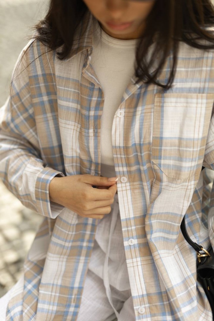 Рубашка в клетку ATE-067A600