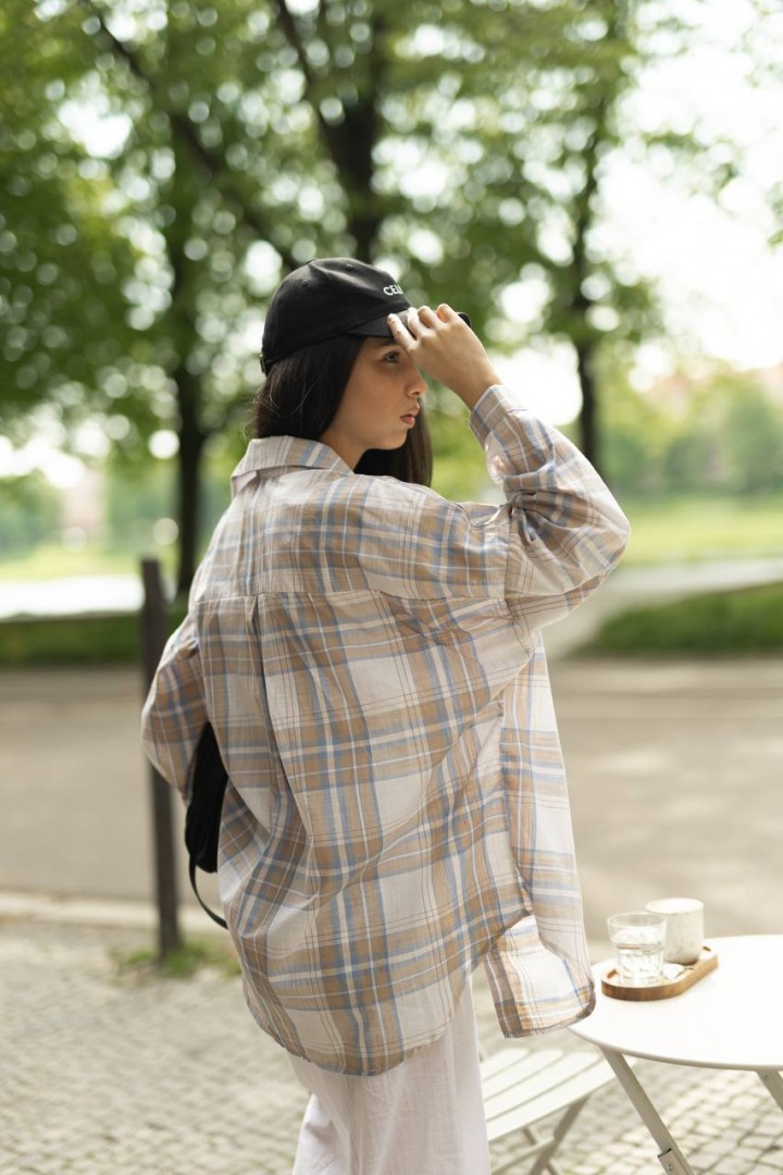 Рубашка в клетку ATE-067A600