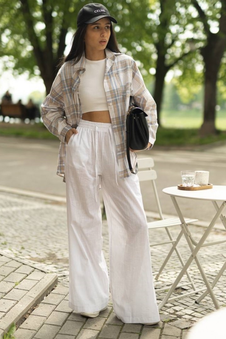 Льняные штаны ATE-042A490