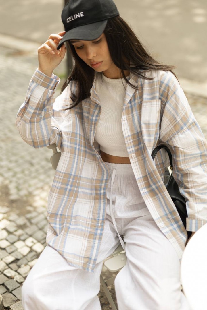 Рубашка в клетку ATE-067A600