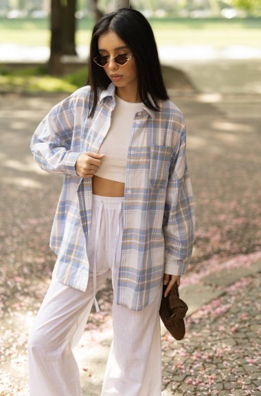 Рубашка в клетку ATE-067A600