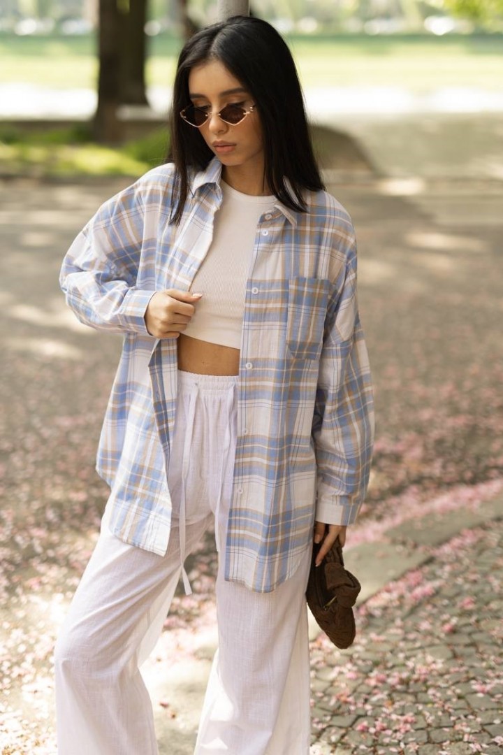 Рубашка в клетку ATE-067A600