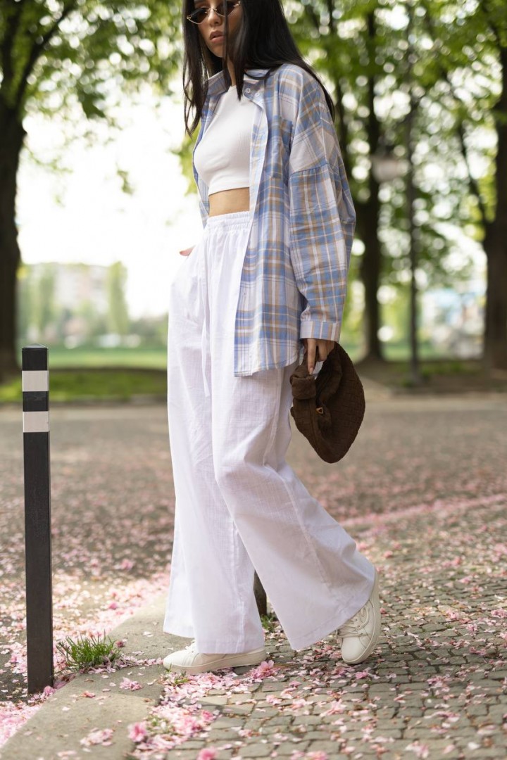 Льняные штаны ATE-042A490