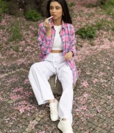 Льняные штаны ATE-042A490