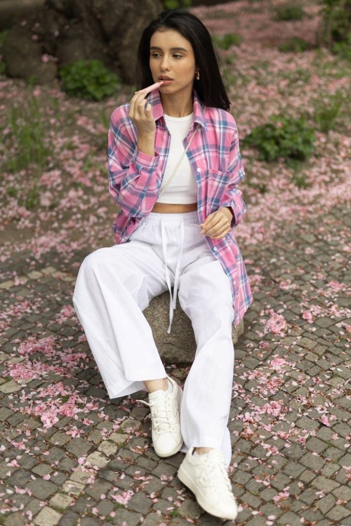 Льняные штаны ATE-042A490