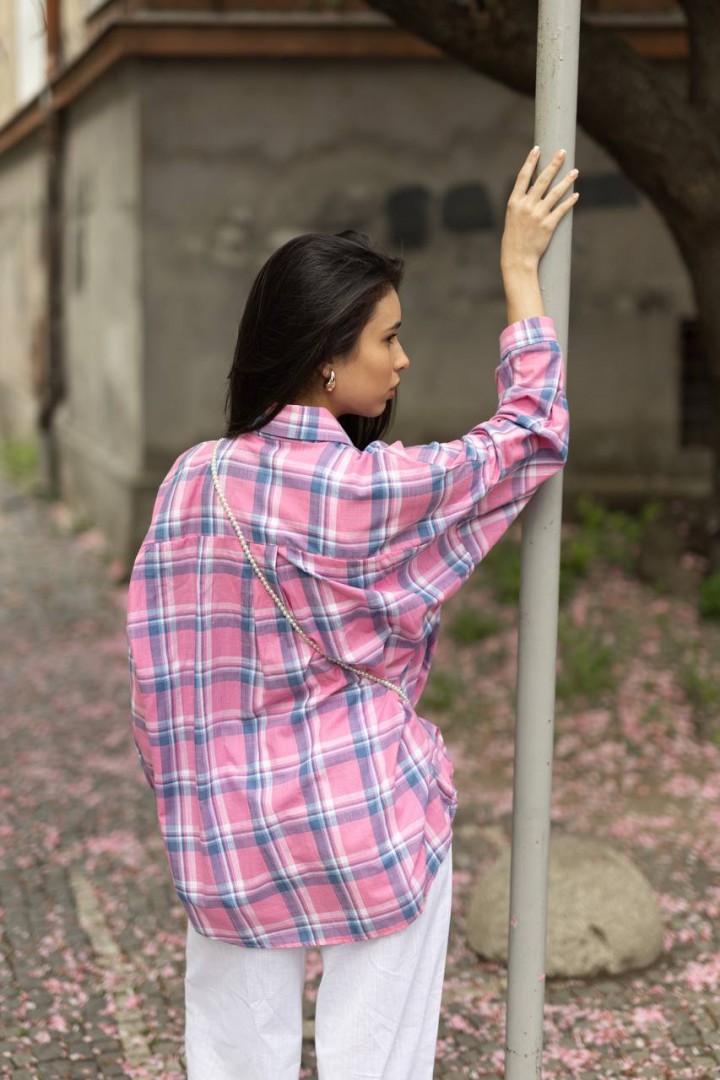 Рубашка в клетку ATE-067A600