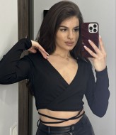 Топ на запах с завязками на талии MIK-1382A210