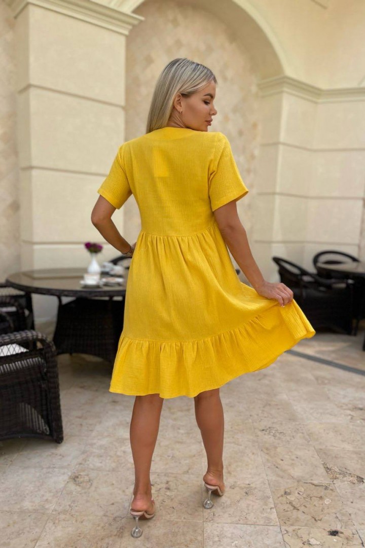 Нежное платье с воланом IND-3002A450