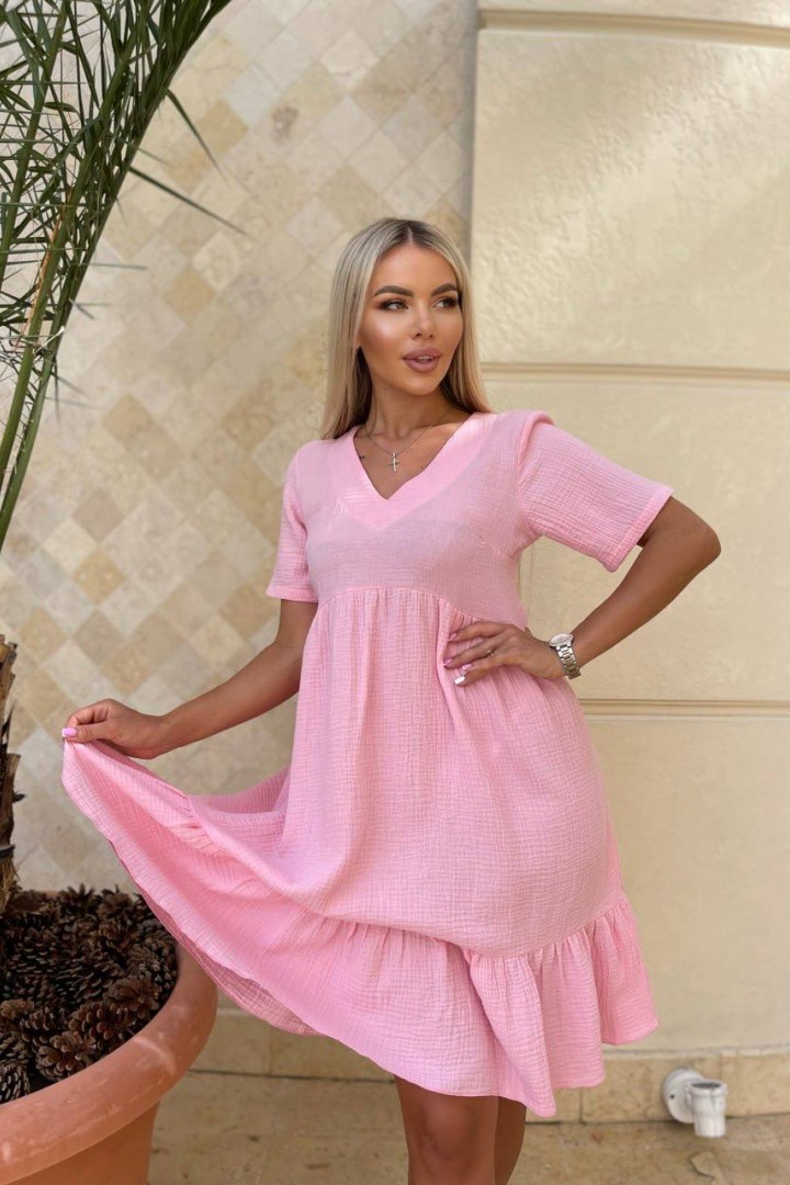 Нежное платье с воланом IND-3002A450