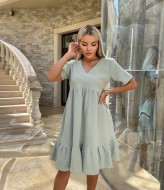 Нежное платье с воланом IND-3002A450