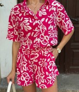 Легкий костюм сорочка та шорти MIK-2452A450