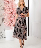 Платье полуприталенное GOL-1906A800