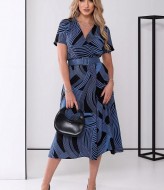 Платье полуприталенное GOL-1906A800