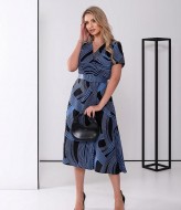 Платье полуприталенное GOL-1906A800