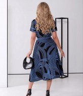 Платье полуприталенное GOL-1906A800