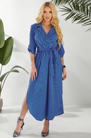 Платье в полоску GOL-1500A700