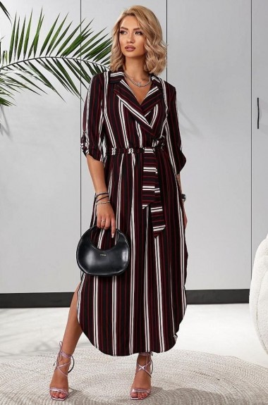 Платье в полоску GOL-1500A700