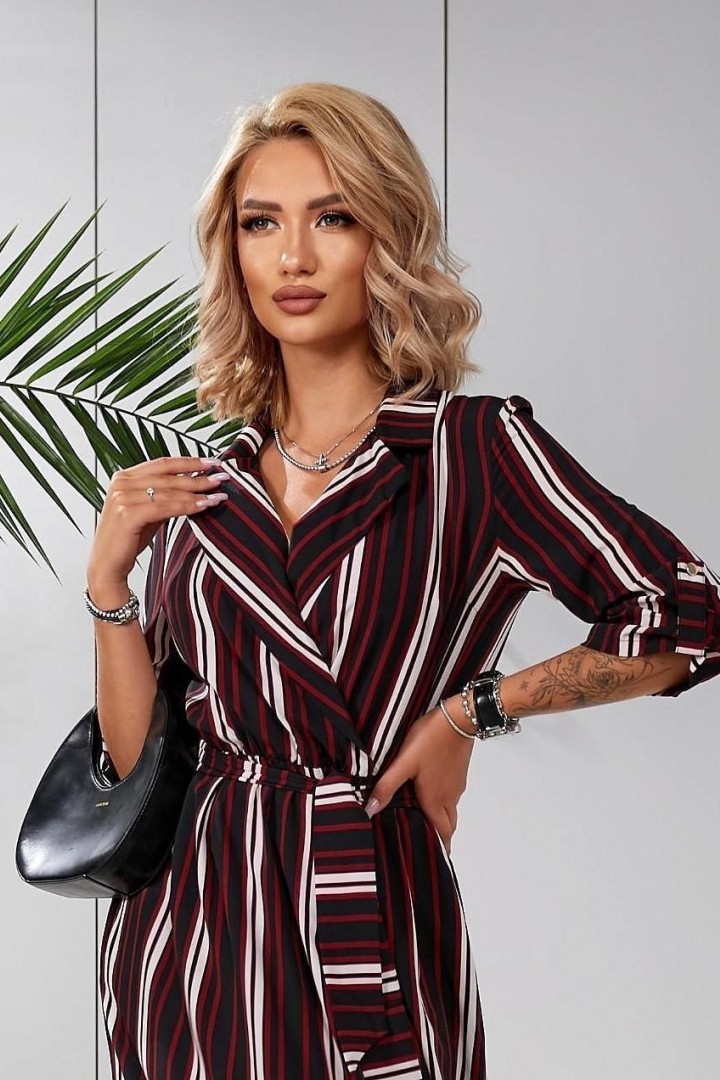 Платье в полоску GOL-1500A700