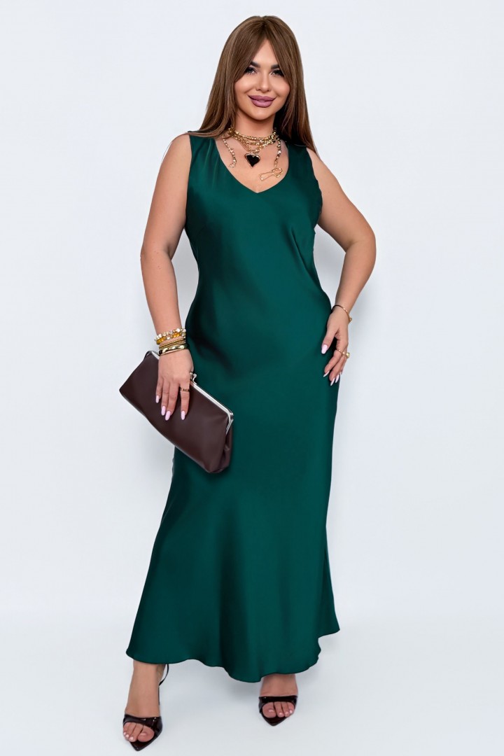 Роскошное атласное платье INS-483A750