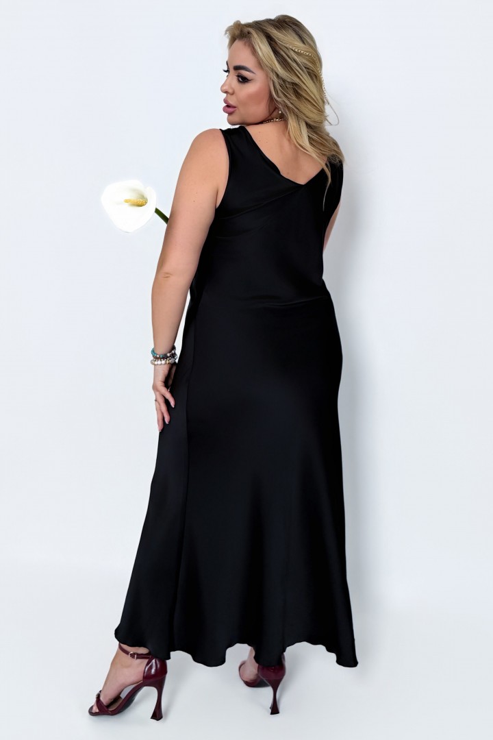 Роскошное атласное платье INS-483A750