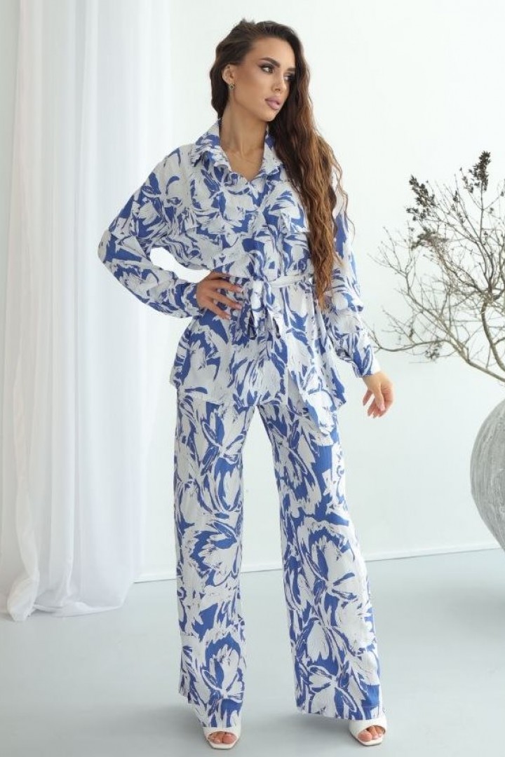 Прогулочный костюм рубашка и брюки POK-562A520