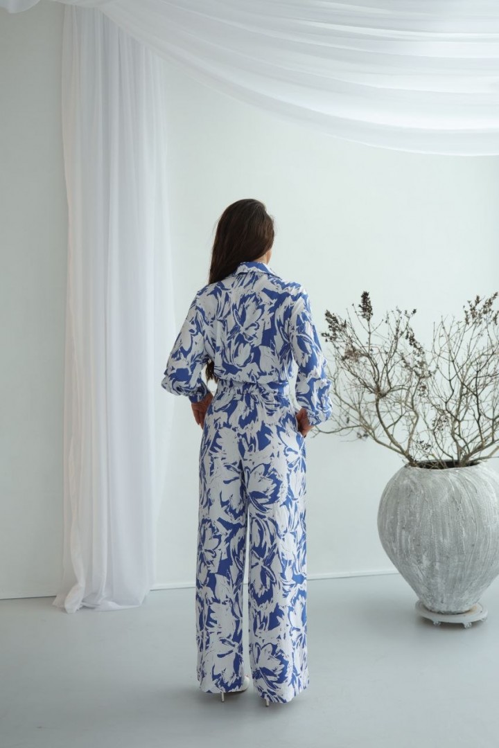 Прогулочный костюм рубашка и брюки POK-562A520