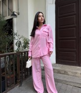 Брючний костюм з льону MUS-127A680