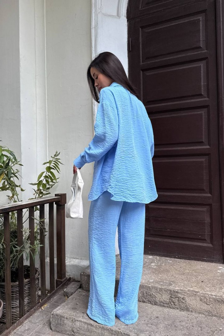 Брючний костюм з льону MUS-127A680