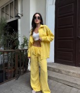 Брючний костюм з льону MUS-127A680