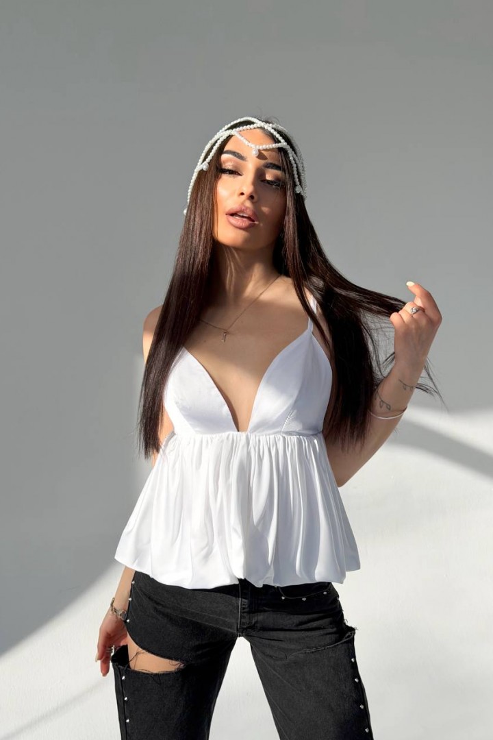 Великолепный шелковый топ RAB-661A399