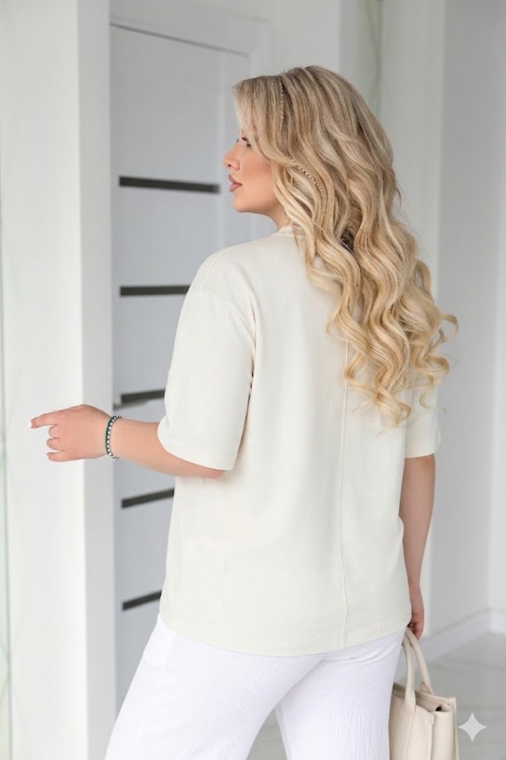 Футболка з декоративним швом JA-847.1A280