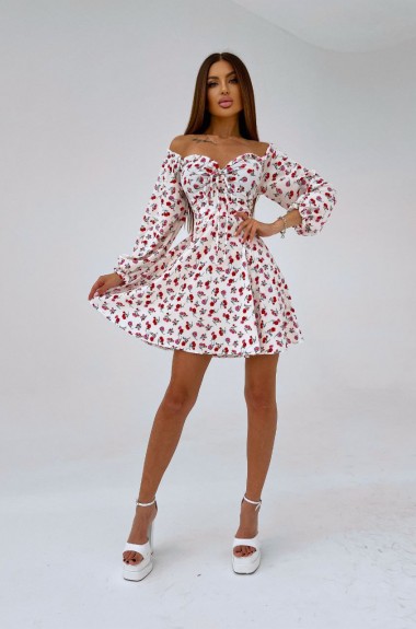 Платье с принтом SP-210A430