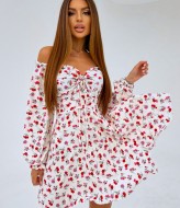 Платье с принтом SP-210A430