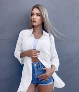 Легкая летняя рубашка женская VM-10151A270