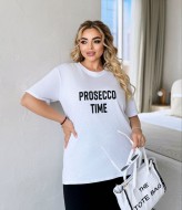 Женская футболка с надписью ELR-1091A350