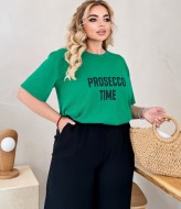 Женская футболка с надписью ELR-1091A350