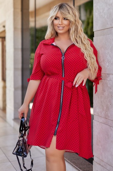 Платье летнее в горошек VOJ-958A550 Платье летнее в горошек VOJ-958A550