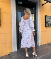 Летнее платье с разрезом на ноге  SC-6044A390