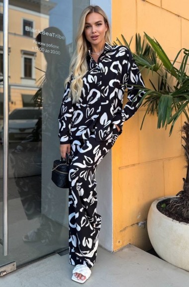 Костюм рубашка и штаны женские  SC-9062A490